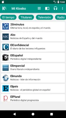 Noticias, el tiempo y más android App screenshot 6